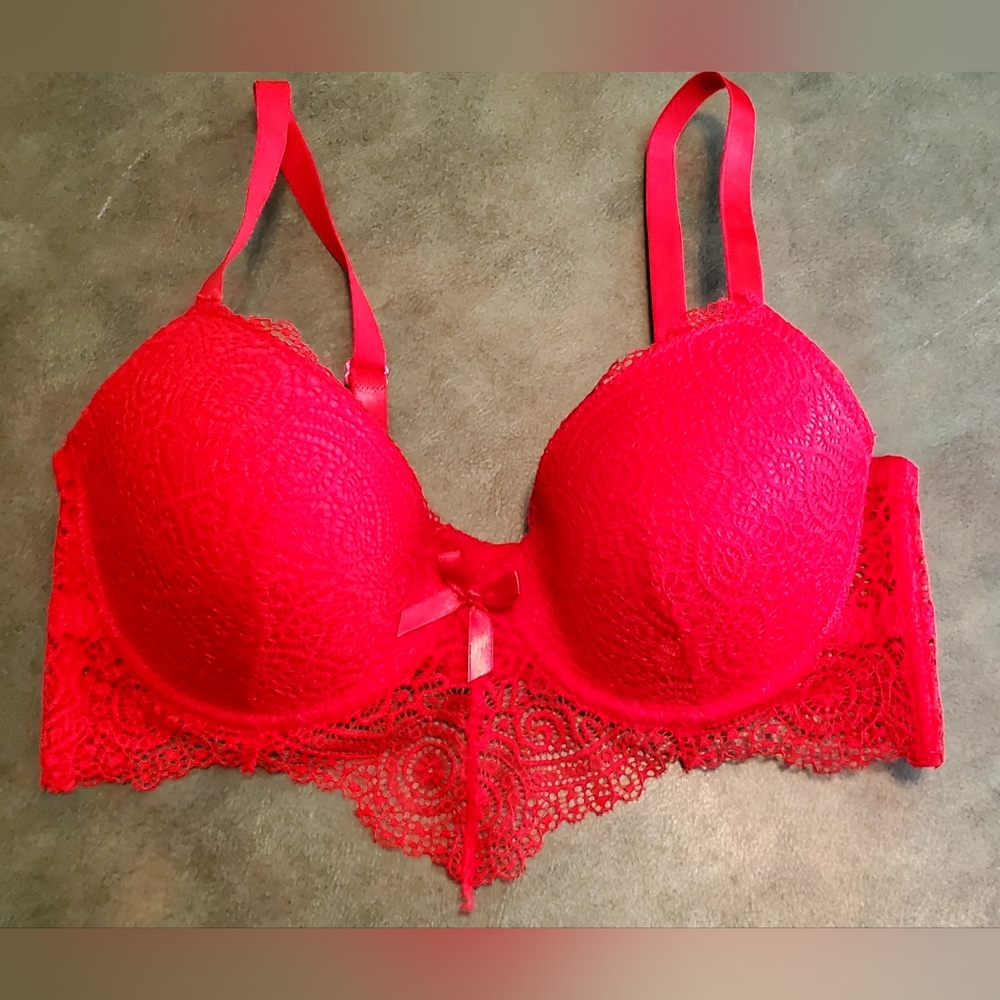 Just be, Bra, Red, Size 38 C